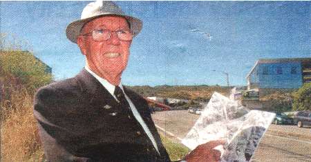 Phil Harland at Takapu Bunker site