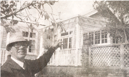 building original roof line and chimney